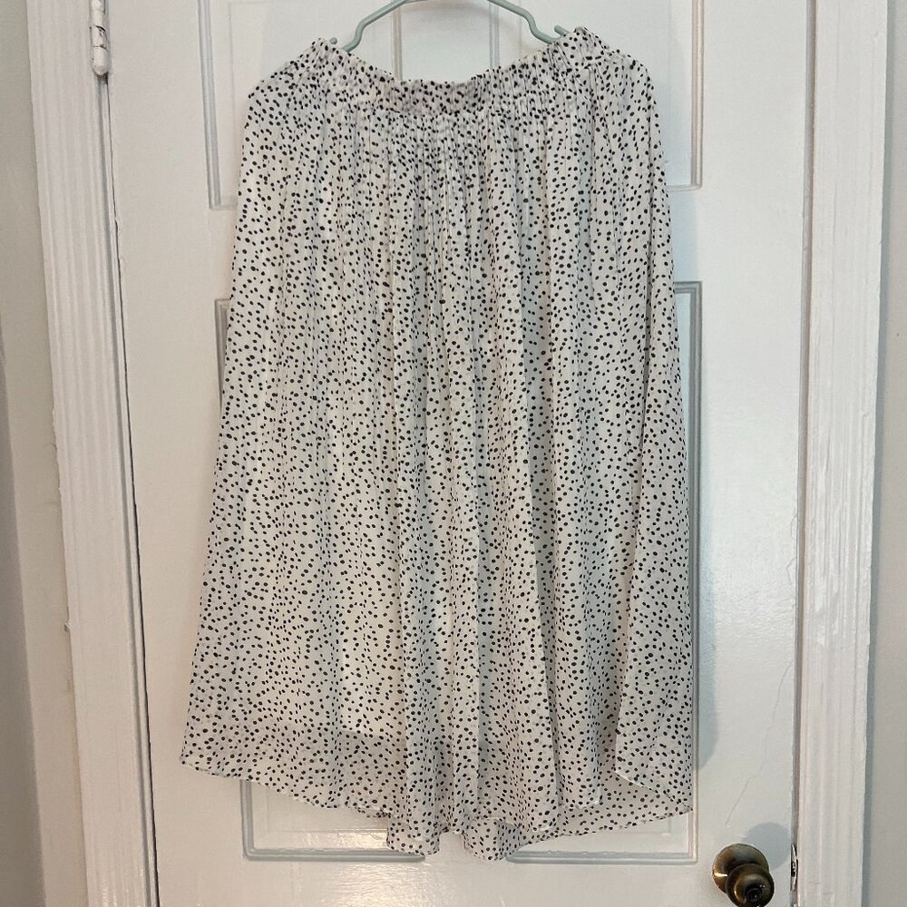 Polka Dot Maxi Skirt